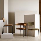 Freeman Leather Pivot Dining Chair