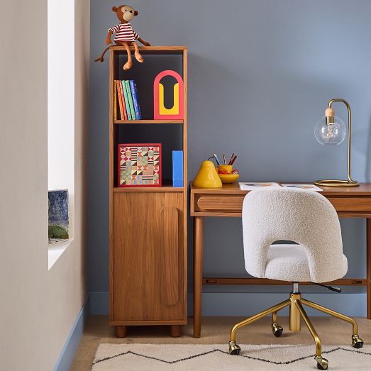 Gemini Bookshelf - Modern Kids' Bookcase with Adjustable Shelves