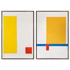 Oliver Gal Solstice Block Set Wall Art