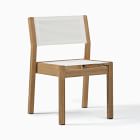 Portside Wood Outdoor Extendable Dining Table (76.5"&ndash;106") &amp; Stacking Chairs Set