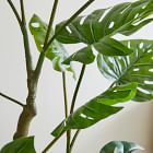 Faux Potted Monstera Plant