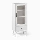 Mid-Century Bathroom Pharmacy Cabinet - White