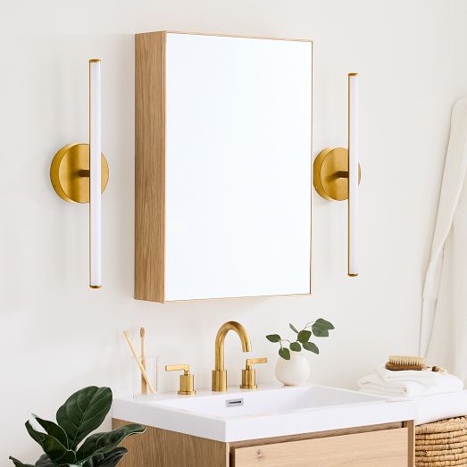 Norre Medicine Cabinet, Blonde Oak | West Elm