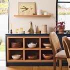 Organic Shaped Wood Serving Bowls