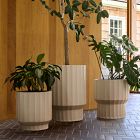 Parker Pedestal Ficonstone Indoor/Outdoor Planters