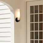 Weston Fluted Glass Indoor/Outdoor Sconce (16")