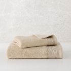 Cotton Linen Gathered Border Towel