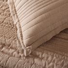 European Flax Linen Linework Quilt &amp; Shams