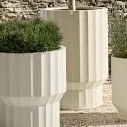 Parker Pedestal Ficonstone Indoor/Outdoor Planters