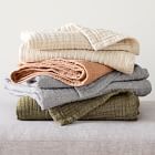 Linen Cotton Solid Throw