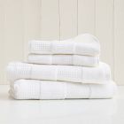 Waffle Checkered Towel Set