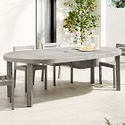 Portside Outdoor Round Extendable Dining Table (48"&ndash;93")