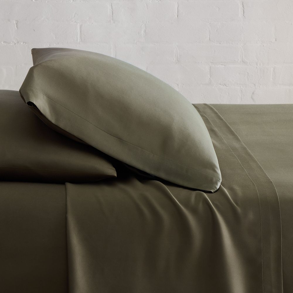 Silky TENCEL™ Sheet Set - King, Dark Olive