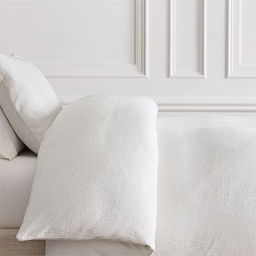 Silky TENCEL™ & Cotton Matelasse Duvet Cover