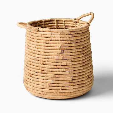 Round Handle Basket - 16.1"D x 18.9"H