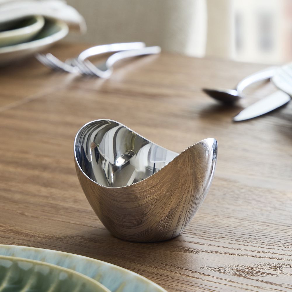 Kuba Metal Votives - Chrome