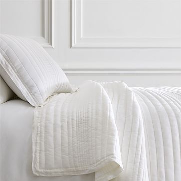 European Flax Linen Linework Quilt