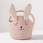 Felt Bunny Easter Bucket