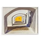 Arches and Yellow Framed Wall Art by Minted for West Elm