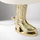 Cowboy Boot Table Lamp (17.5")