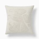 Embroidered Modern Abstract Pillow Cover