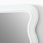 Giselle Wavy Wood Wall Mirror