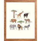 Safari Framed Wall Art by Lana's Shop