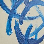 Blue Flashes Wall Art