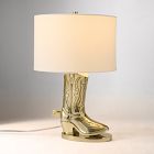 Cowboy Boot Table Lamp (17.5")