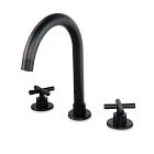 Deck Mounted Widespread Cross Handle