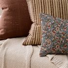 Floral Slub Pillow Cover &amp; Throw Set