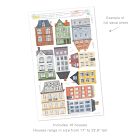 Mej Mej Medium Village Peel &amp; Stick Wall Decals Kit