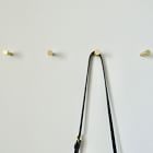 Modern Home by Bellver Brass Peg Wall Hooks - Set of 4