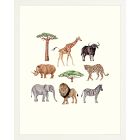 Safari Framed Wall Art by Lana's Shop