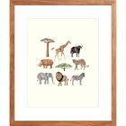Safari Framed Wall Art by Lana's Shop