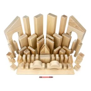 everwood friends カフェ・ド・パリブロックセット 10ピース入り Everwood Friends Building Blocks Core Set | West Elm