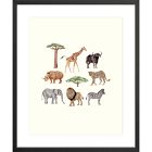 Safari Framed Wall Art by Lana's Shop