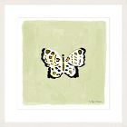 Butterfly in Green Framed Wall Art by Evelyn Henson