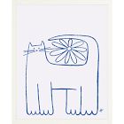 Flower Cat Framed Wall Art by Christoper David Ryan