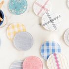 Proper Table Mack Gingham Coaster (Set of 4) - Blue