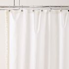 Ruffle Linen Shower Curtain