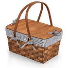 Wood Top Picnic Basket
