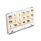Everwood Friends African Safari Animals Wooden Matching Game