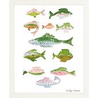 Fish School Framed Wall Art by Evelyn Henson