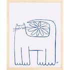 Flower Cat Framed Wall Art by Christoper David Ryan