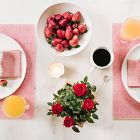 Proper Table Waller Chambray Placemat - Red