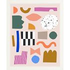Shape Collage Framed Wall Art by Ampersand Design Studio