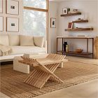 StoneWon Designs Co. Modern Maple Folding Bench &amp; Table