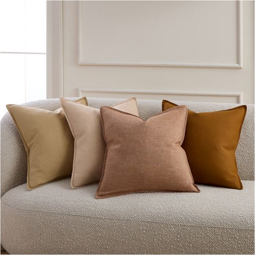 European Flax Linen Oversized Lumbar Pillow Cover | West Elm