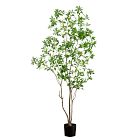 Faux Potted Minimalist Japanese Pieris Tree
